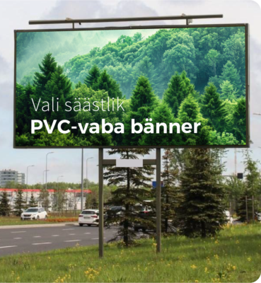 PVC-vaba bänner välireklaamis